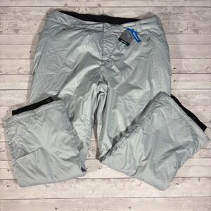 Columbia Women's 2XL Regular Fit Snow Ski Pants Gray Omni Tech NWT